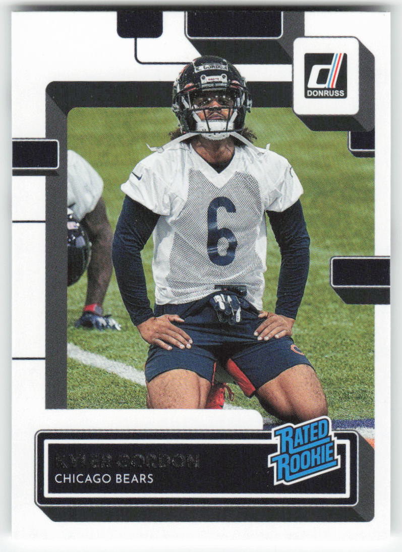 2022 Donruss #367 Kyler Gordon Chicago Bears Rookie FB1-488