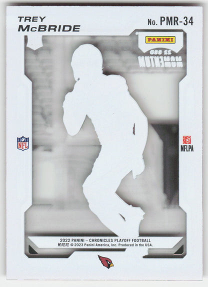 2022 Panini Chronicles #PMR-34 Trey McBride Playoff Momentum Cardinals FB1-497