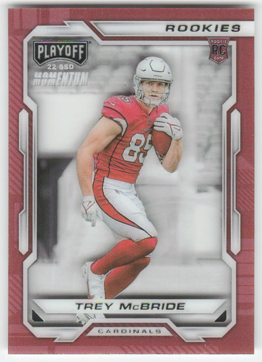 2022 Panini Chronicles #PMR-34 Trey McBride Playoff Momentum Cardinals FB1-497