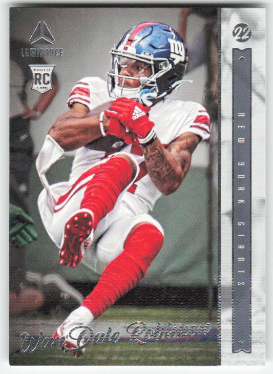 2022 Panini Chronicles #211 Wan'Dale Robinson Luminance Update Giants FB1-499