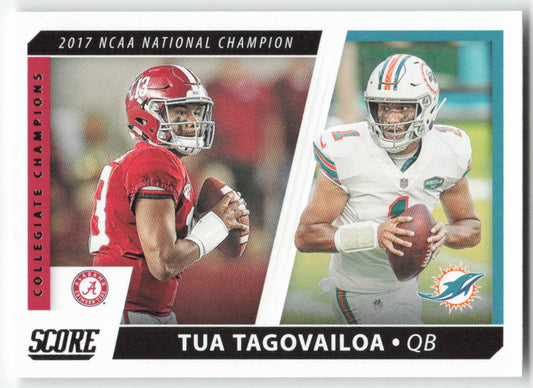 2021 Score #CC2 Tua Tagovailoa Collegiate Champions FB1-509
