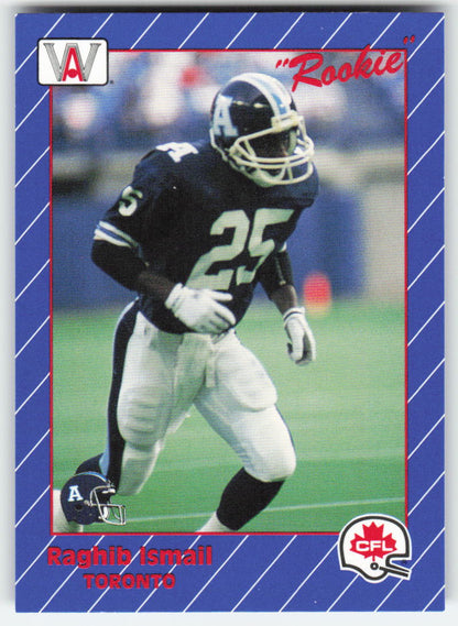 1991 All World CFL French #92 Raghib Ismail Toronto Argonauts FB1-514