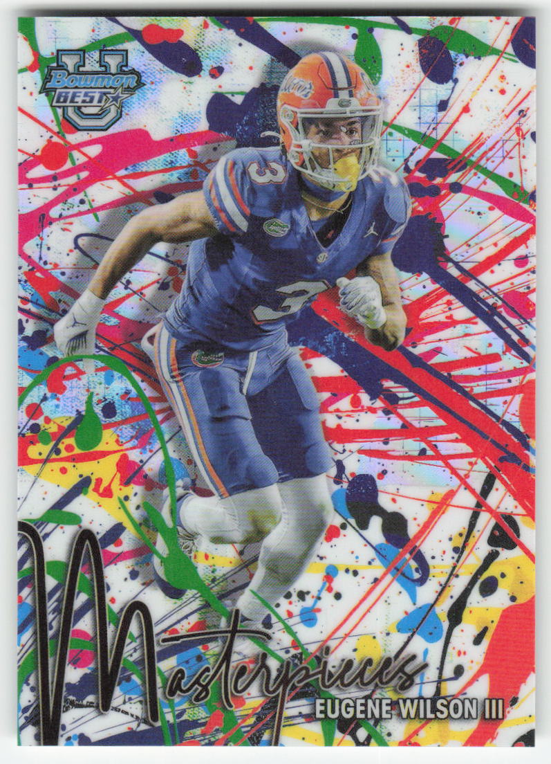 2024 Bowman University Best #BM-9 Eugene Wilson III Masterpieces Florida FB1-522