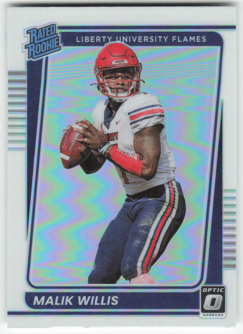 2022 Panini Chronicles DP #9 Malik Willis Optic Silver Prizm Liberty FB1-524