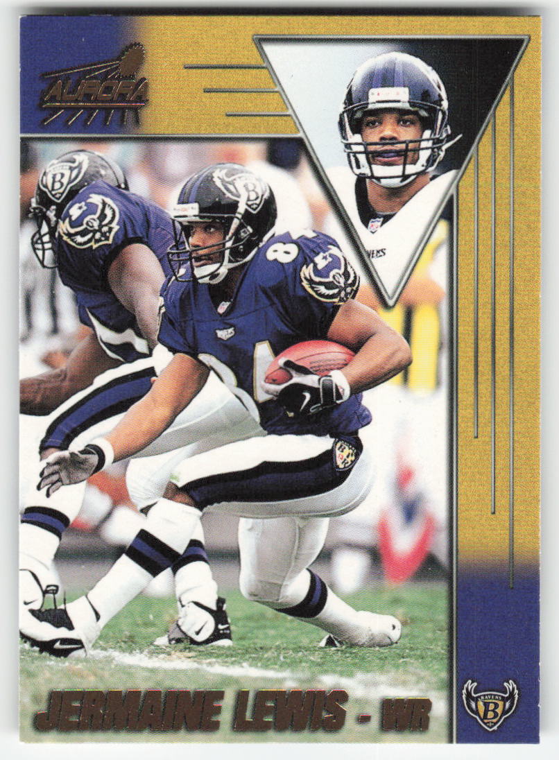 1998 Pacific Aurora #16 Jermaine Lewis Baltimore Ravens FB1-526