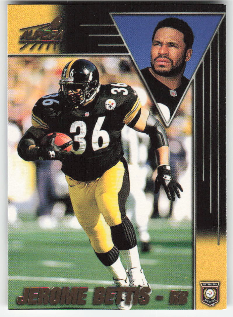 1998 Pacific Aurora #143 Jerome Bettis Pittsburgh Steelers FB1-530