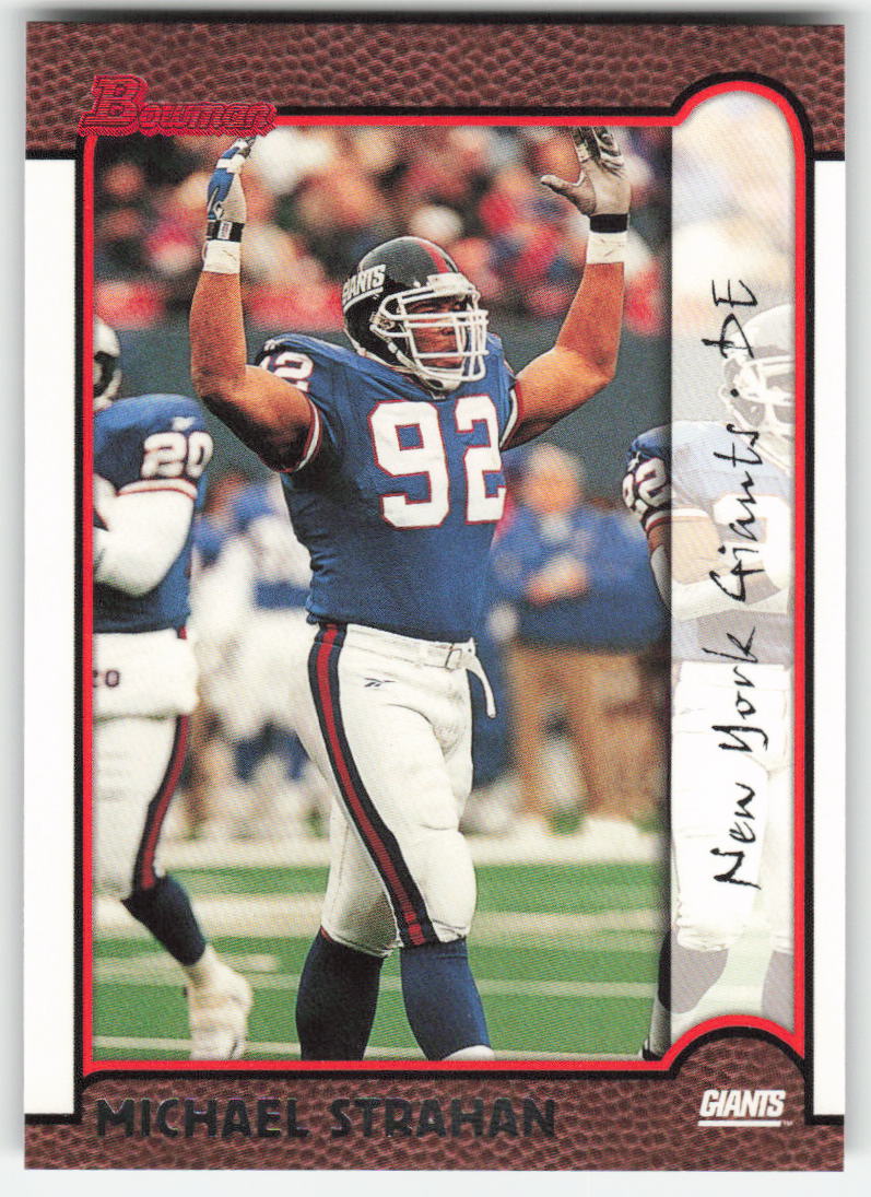 1999 Bowman #5 Michael Strahan New York Giants FB1-532