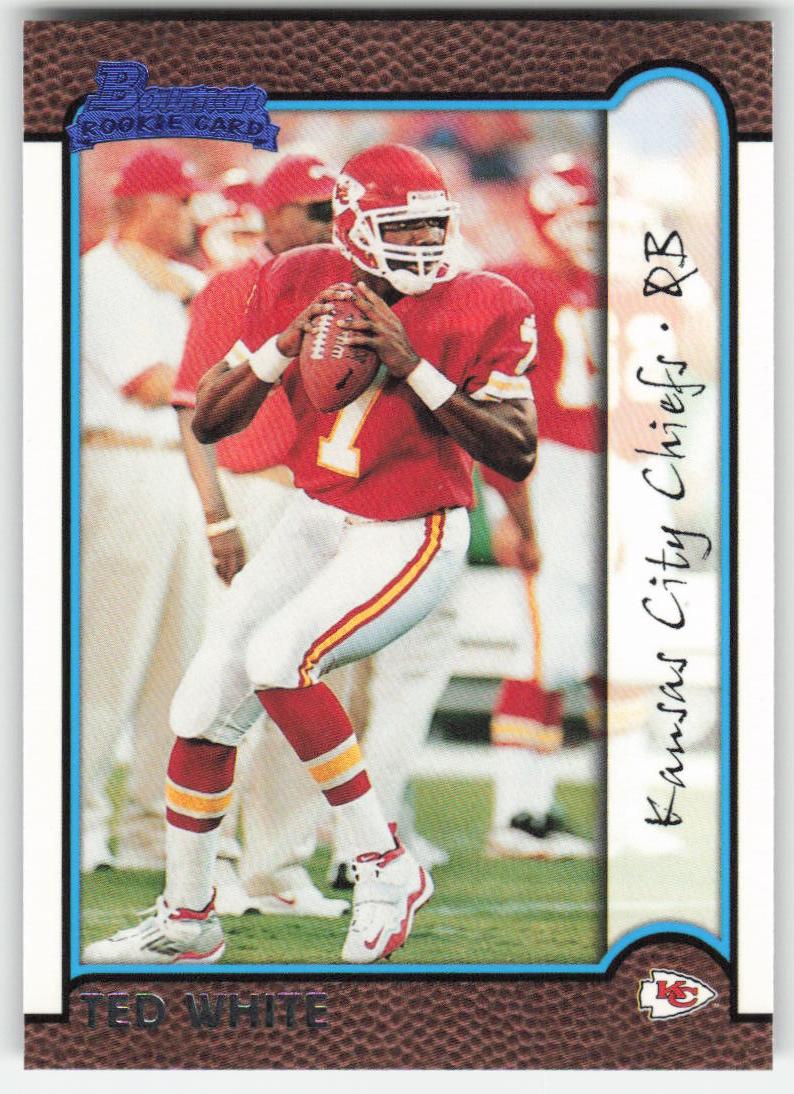 1999 Bowman #189 Ted White Kansas City Chiefs Rookie FB1-538