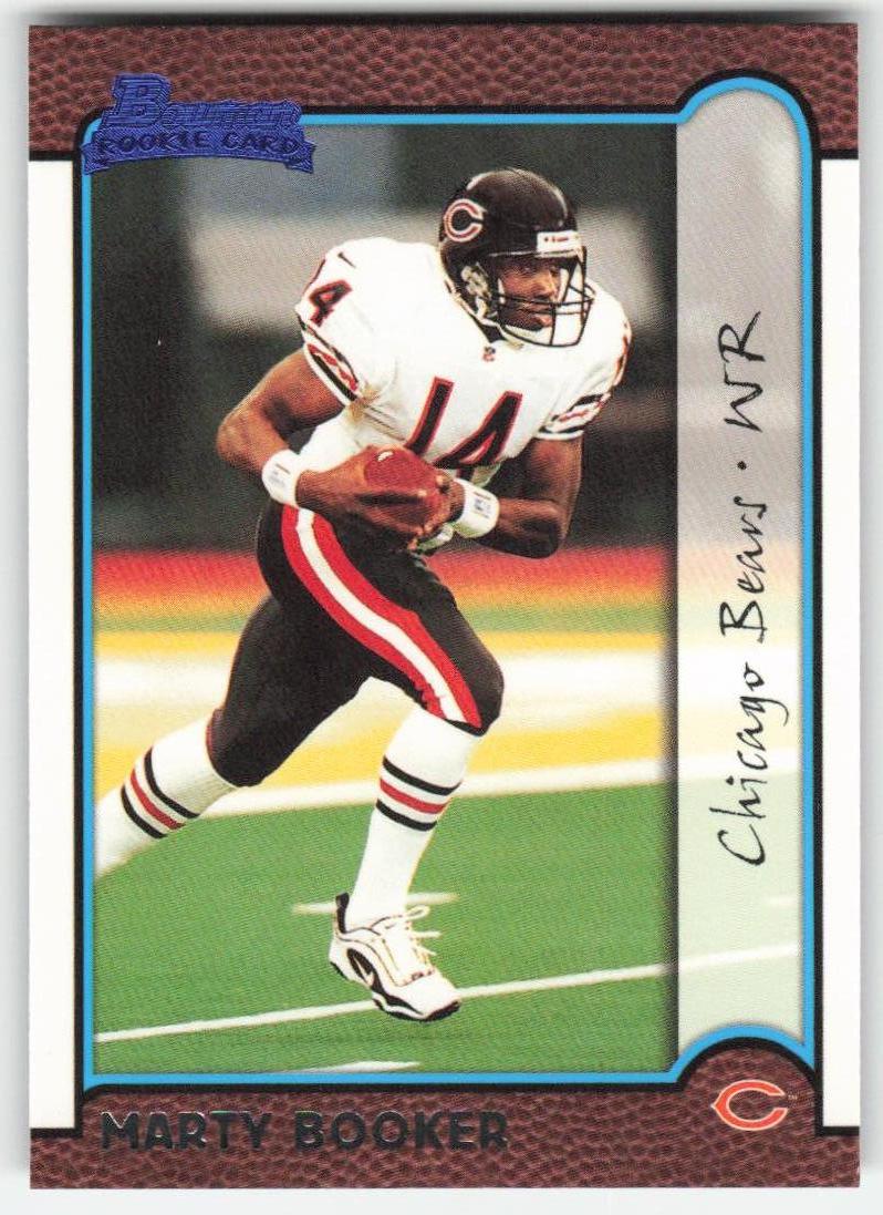 1999 Bowman #187 Marty Booker Bears Rookie FB1-539