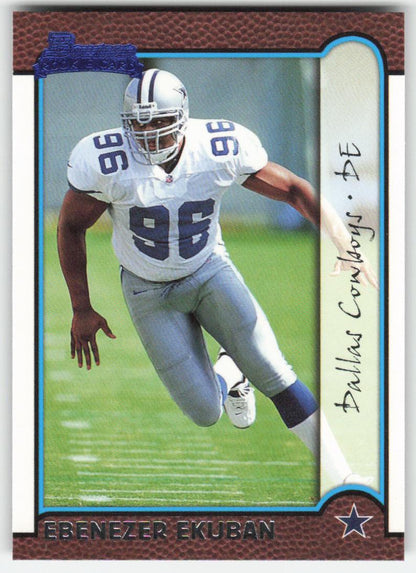 1999 Bowman #178 Ebenezer Ekuban Dallas Cowboys Rookie FB1-540