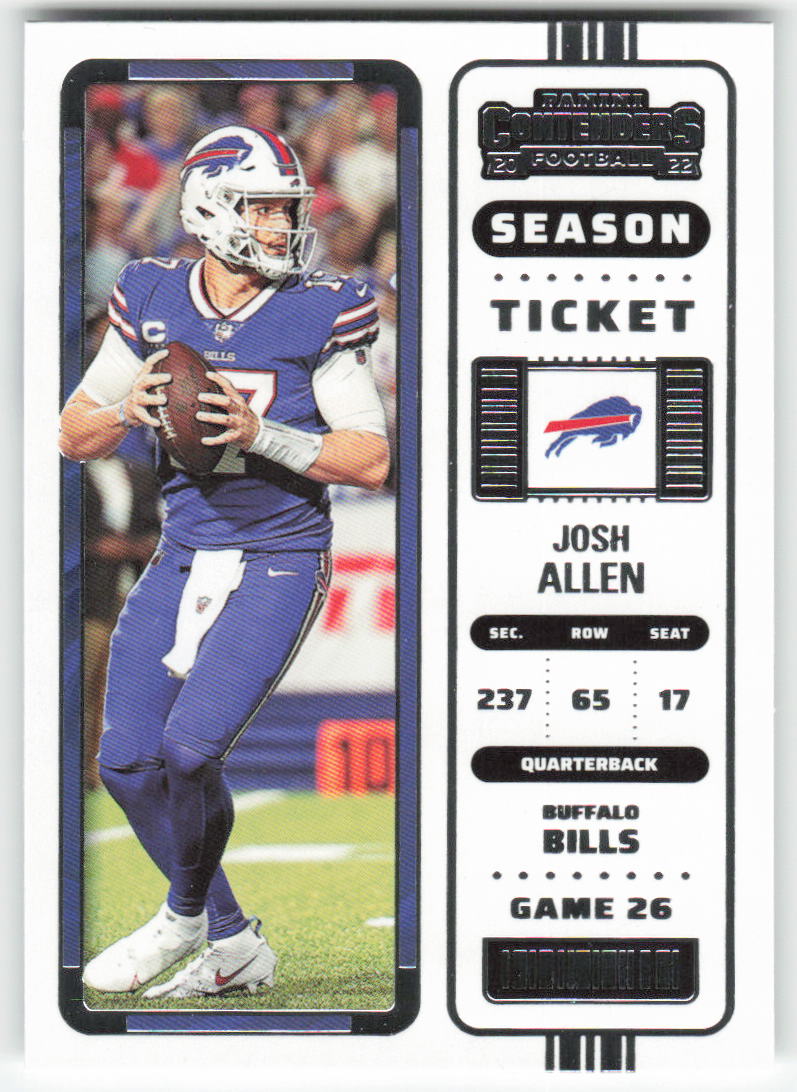2022 Panini Contenders #11 Josh Allen Buffalo Bills FB1-543