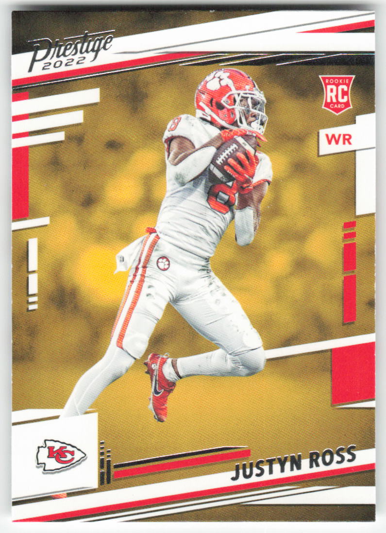 2022 Panini Prestige #322 Justyn Ross Kansas City Chiefs Rookie FB1-547