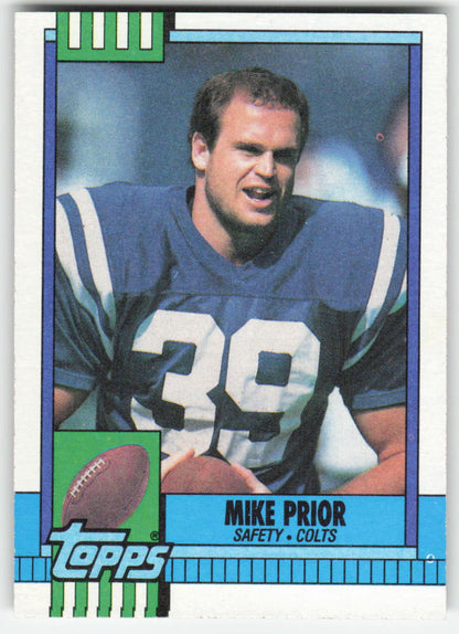 1990 Topps #311b Mike Prior Indianapolis Colts FB1-553