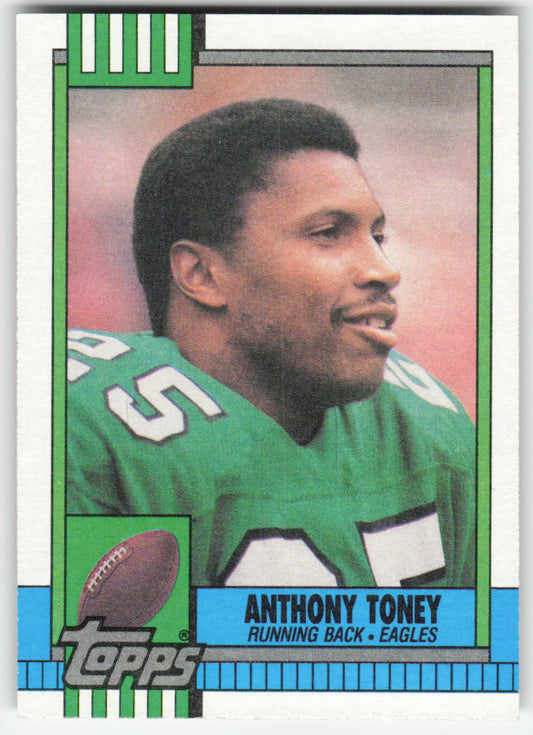 1990 Topps #90 Anthony Toney Philadelphia Eagles FB1-555