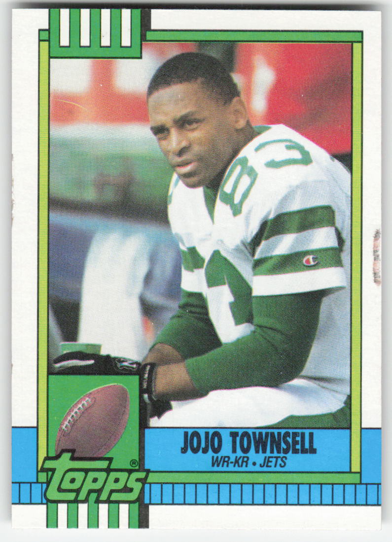 1990 Topps #455b JoJo Townsell New York Jets FB1-560