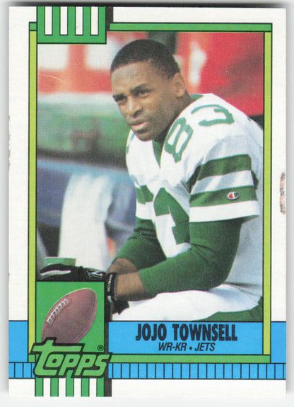 1990 Topps #455b JoJo Townsell New York Jets FB1-560