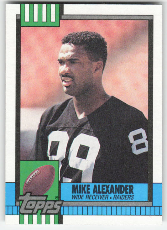 1990 Topps #280 Mike Alexander Los Angeles Raiders Rookie FB1-563