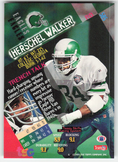 1994 Stadium Club #585 Herschel Walker Philadelphia Eagles FB1-573