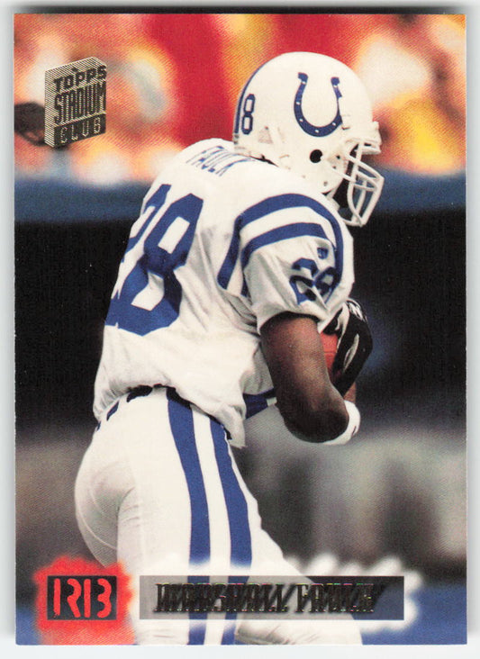 1994 Stadium Club #605 Marshall Faulk Indianapolis Colts FB1-574