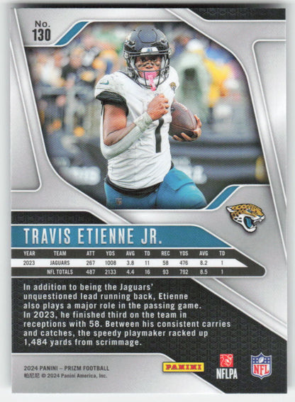 2024 Panini Prizm #130 Travis Etienne Jr. Jacksonville Jaguars FB1-592