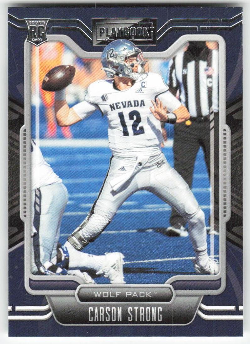 2022 Panini Chronicles Draft Picks #4 Carson Strong Playbook Nevada FB1-597
