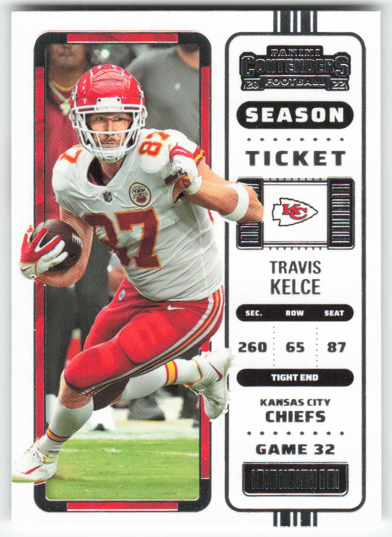 2022 Panini Contenders #59 Travis Kelce Kansas City Chiefs FB1-602