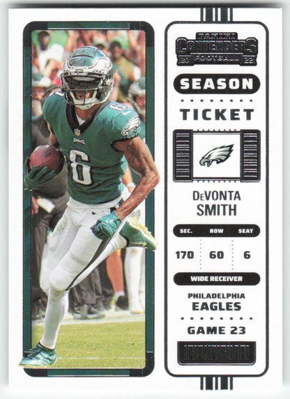 2022 Panini Contenders #78 DeVonta Smith Philadelphia Eagles FB1-604