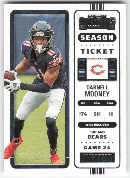 2022 Panini Contenders #21 Darnell Mooney Chicago Bears FB1-605