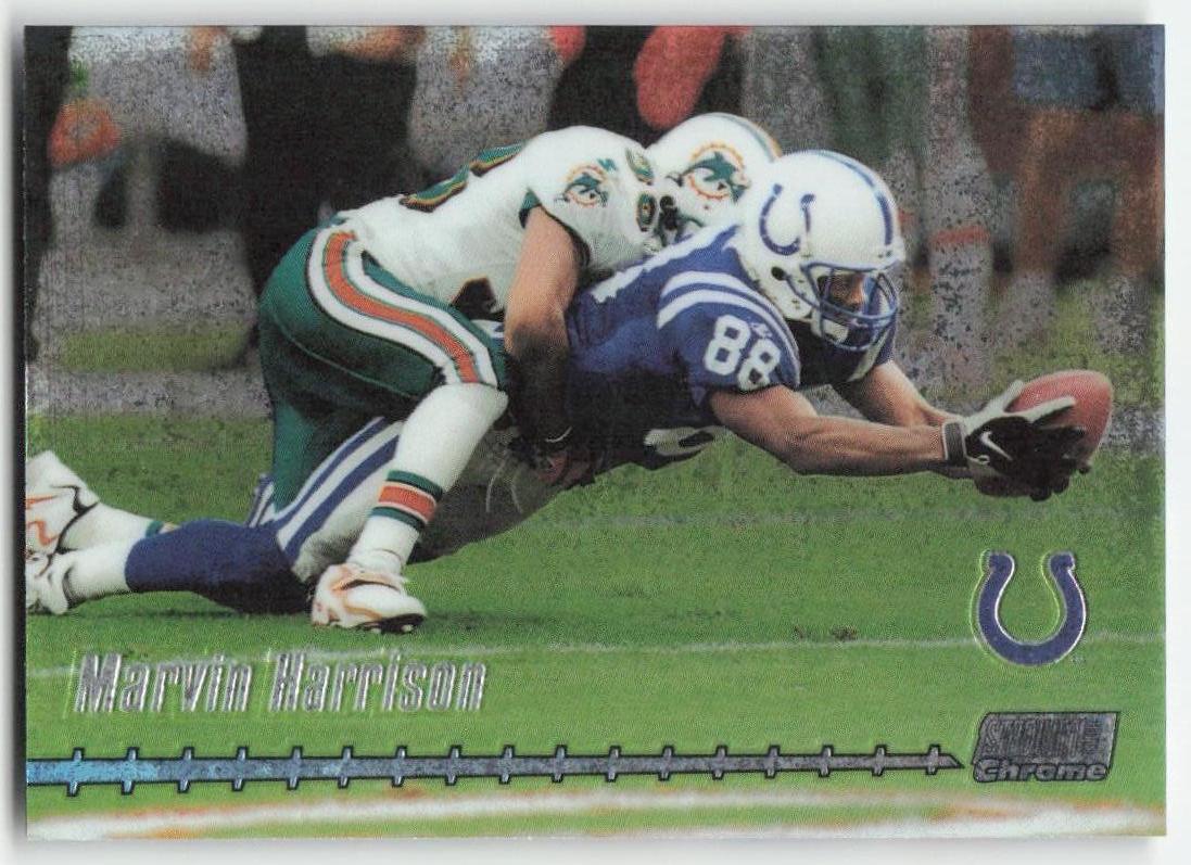 1999 Stadium Club Chrome #60 Marvin Harrison Indianapolis Colts FB1-612