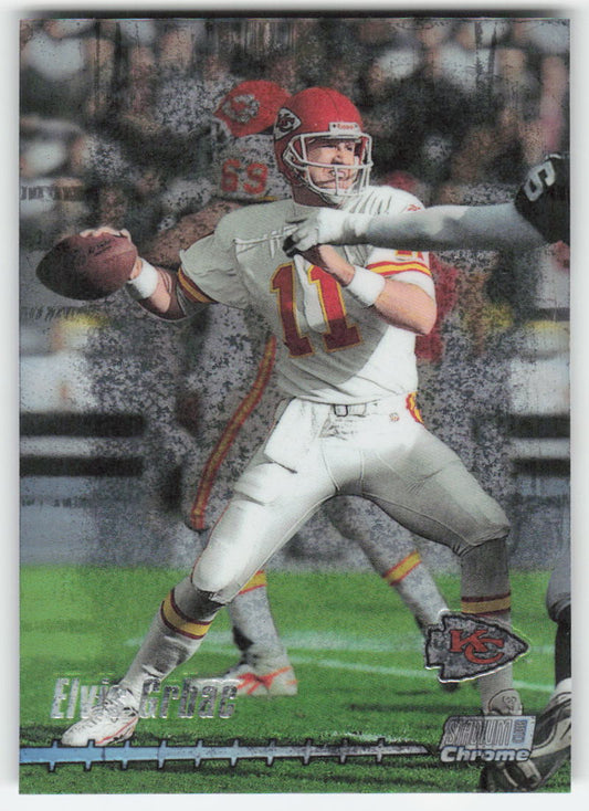 1999 Stadium Club Chrome #49 Elvis Grbac Kansas City Chiefs FB1-613