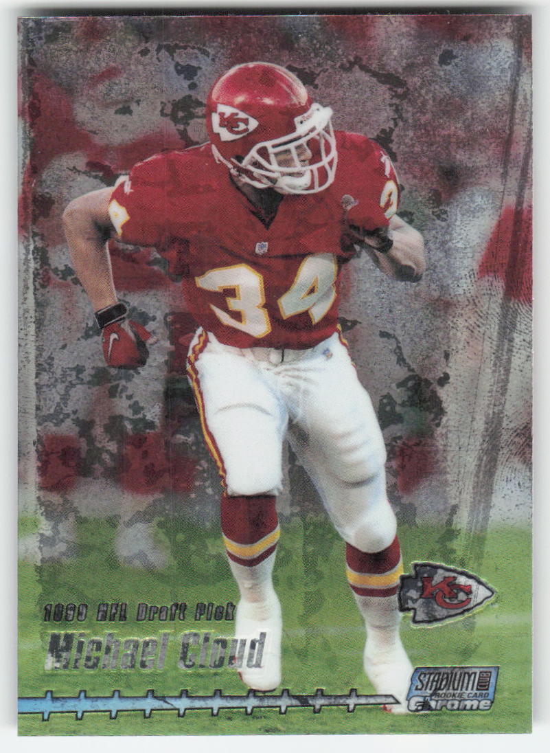 1999 Stadium Club Chrome #135 Michael Cloud Kansas City Chiefs Rookie FB1-615