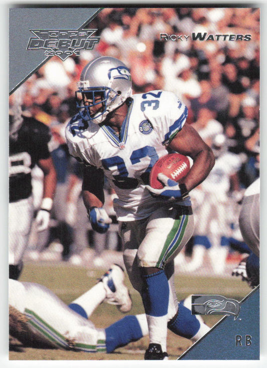 2001 Topps Debut #2 Ricky Watters Seattle Seahawks FB1-617