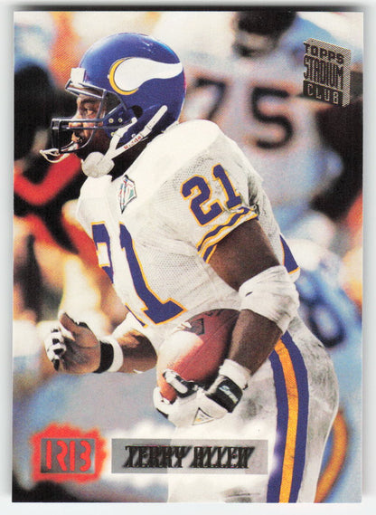 1994 Stadium Club #606 Terry Allen Minnesota Vikings FB1-627