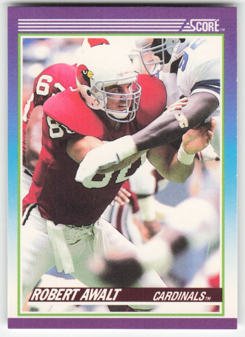 1990 Score #180 Robert Awalt Phoenix Cardinals FB1-629