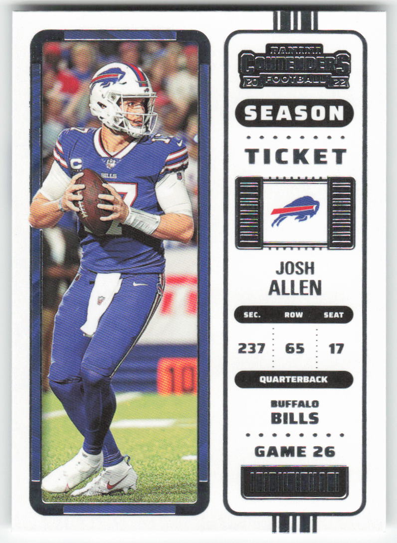 2022 Panini Contenders #11 Josh Allen Buffalo Bills FB1-654