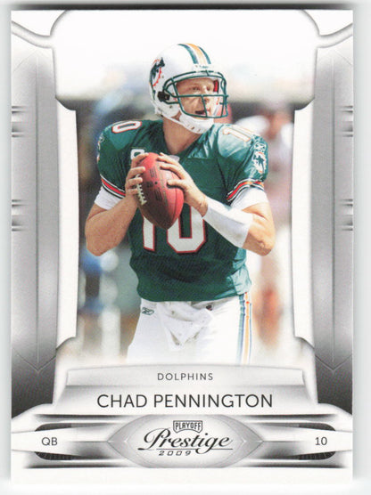 2009 Playoff Prestige #51 Chad Pennington Miami Dolphins FB1-668