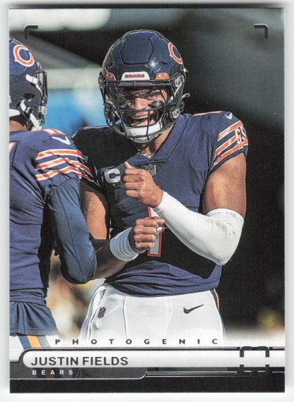 2022 Panini Chronicles #PH-24 Justin Fields Photogenic Chicago Bears FB1-678