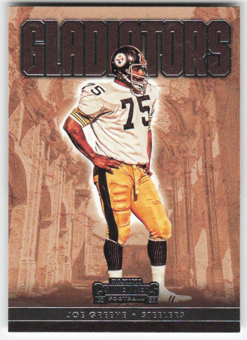 2022 Panini Contenders #GLD-JGR Joe Greene Gladiators Steelers FB1-680
