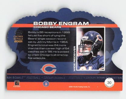 2001 Pacific Crown Royale #30 Bobby Engram Retail Chicago Bears FB1-706