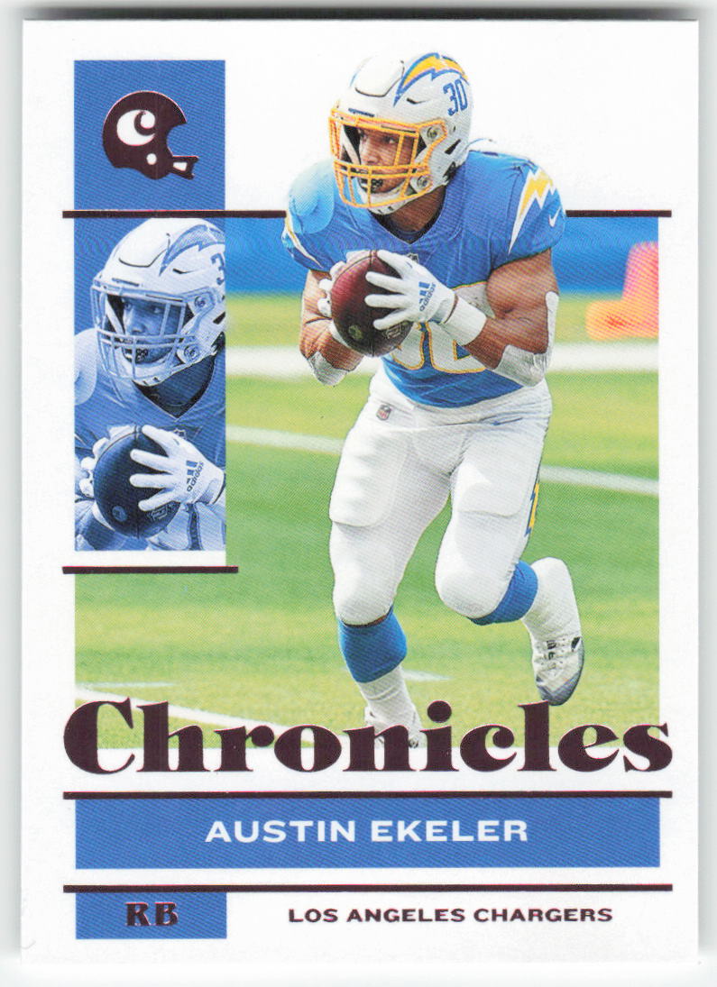 2021 Panini Chronicles #69 Austin Ekeler Pink Los Angeles Chargers FB1-709