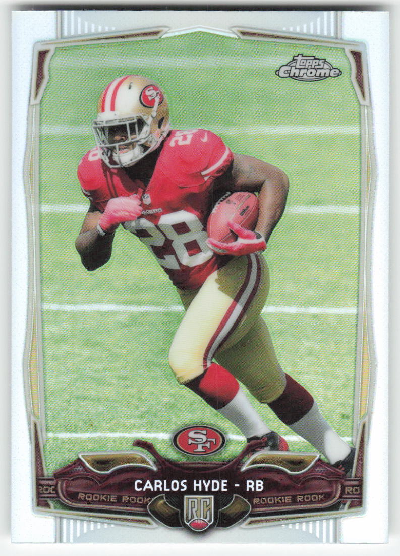 2014 Topps #383 Carlos Hyde San Francisco 49ers Rookie FB1-710