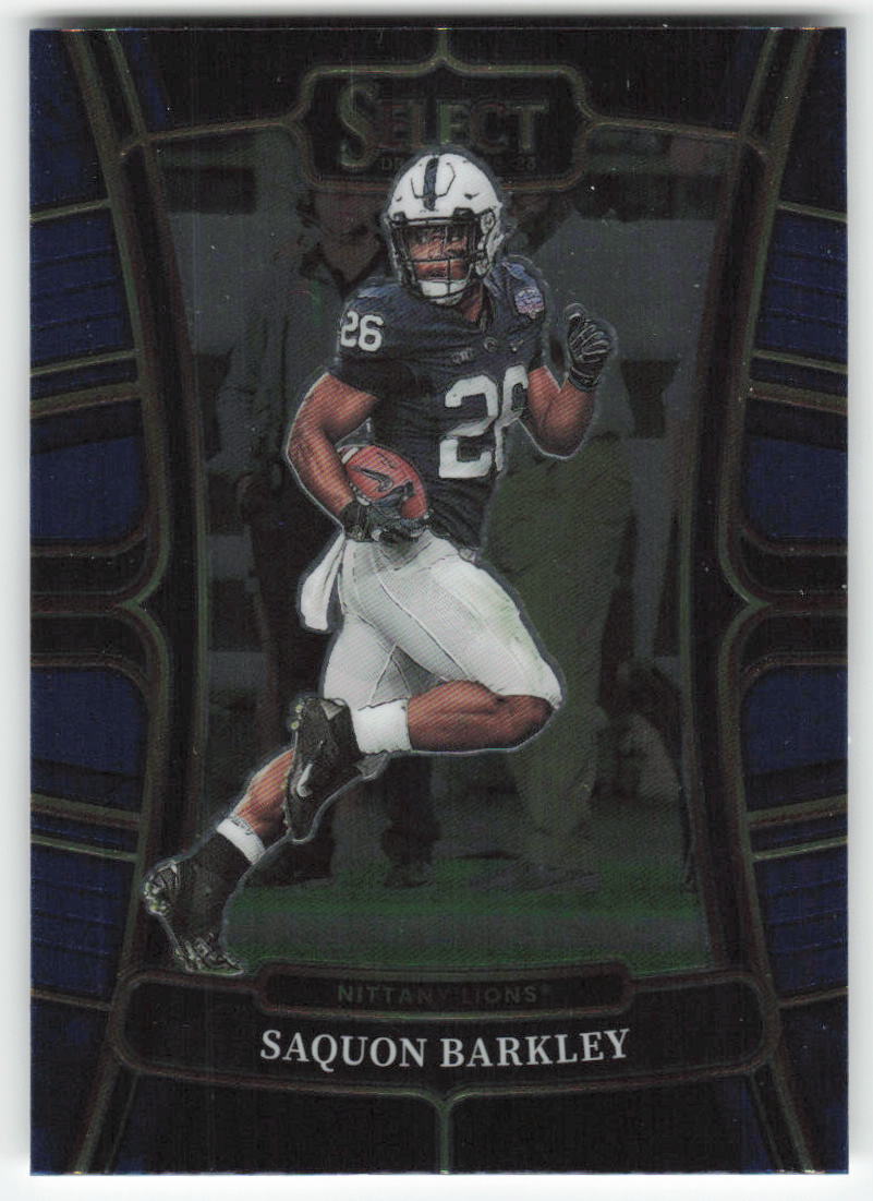 2023 Panini Select Draft Picks #47 Saquon Barkley Blue Retail Penn State FB1-718