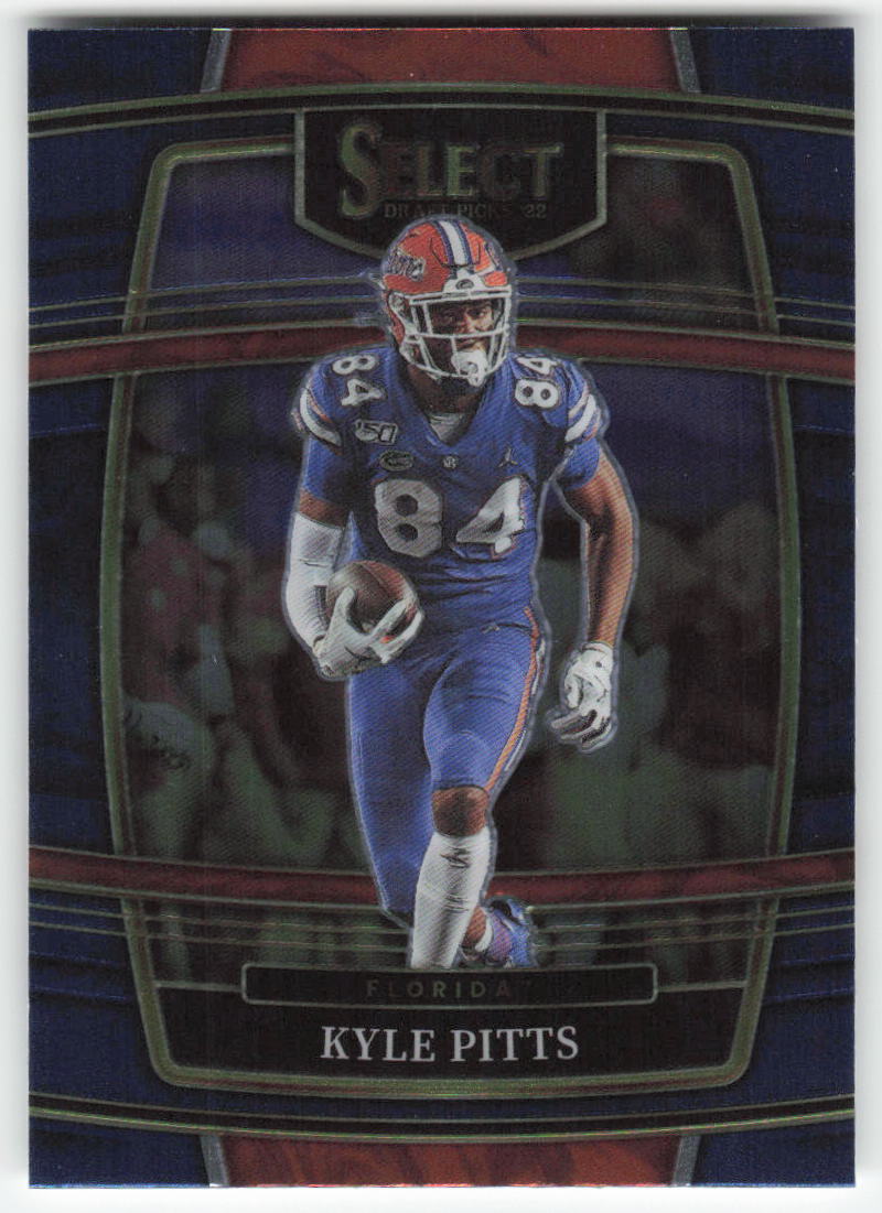 2022 Panini Select Draft Picks #81 Kyle Pitts Blue Retail Florida FB1-720