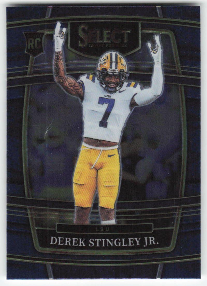 2022 Panini Select Draft Picks #20 Derek Stingley Jr. Blue Retail LSU FB1-721