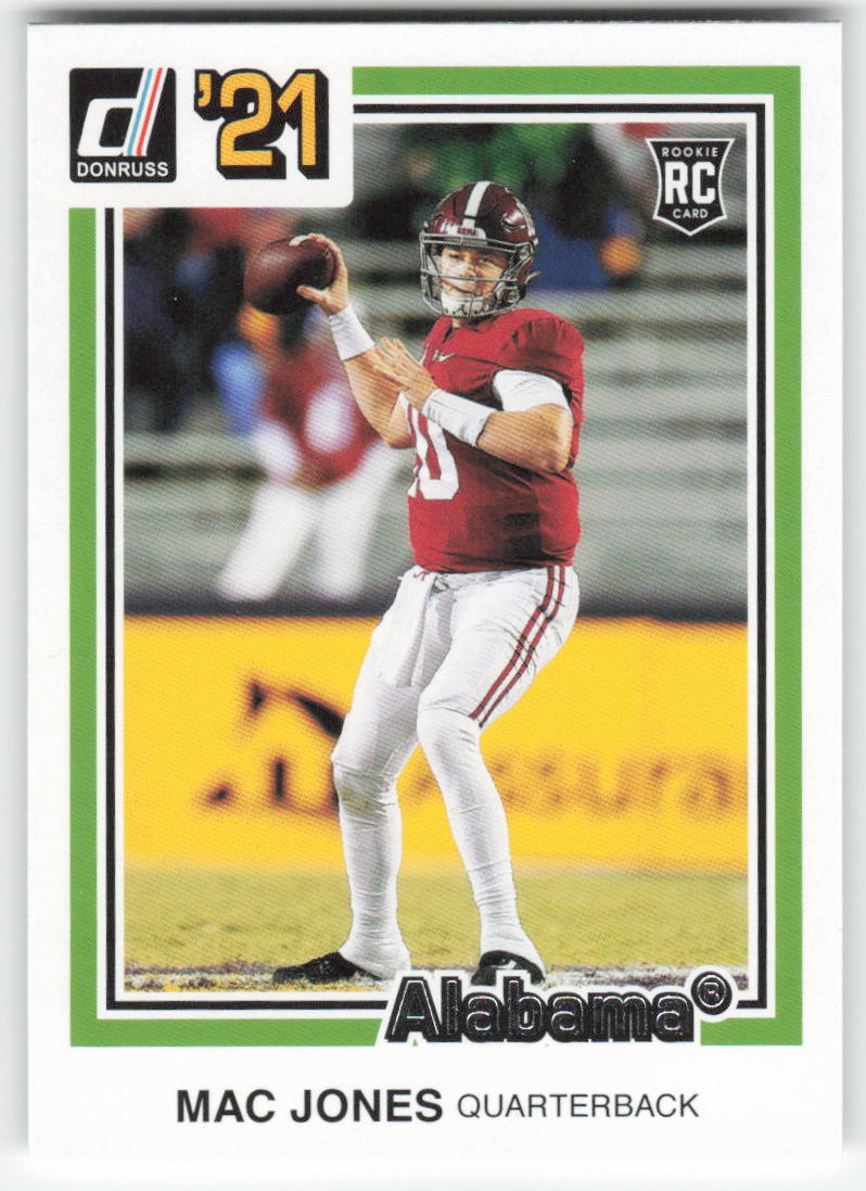 2021 Panini Chronicles Draft Picks #40 Mac Jones Alabama Crimson Tide FB1-730