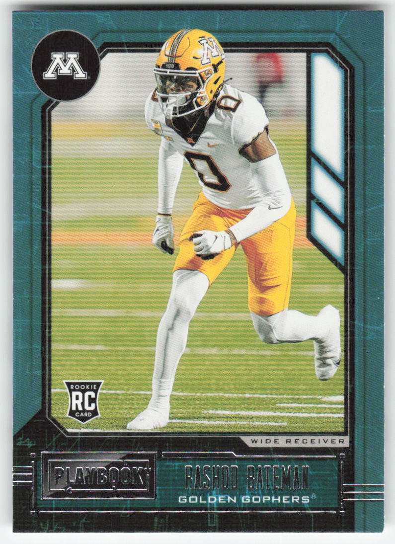 2021 Panini Chronicles Draft Picks #343 Rashod Bateman Minnesota FB1-731