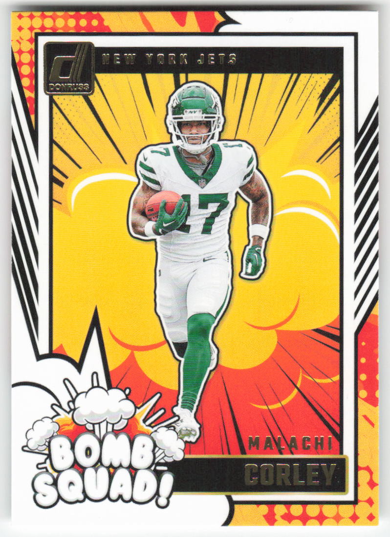 2024 Donruss #26 Malachi Corley Bomb Squad New York Jets FB1-740