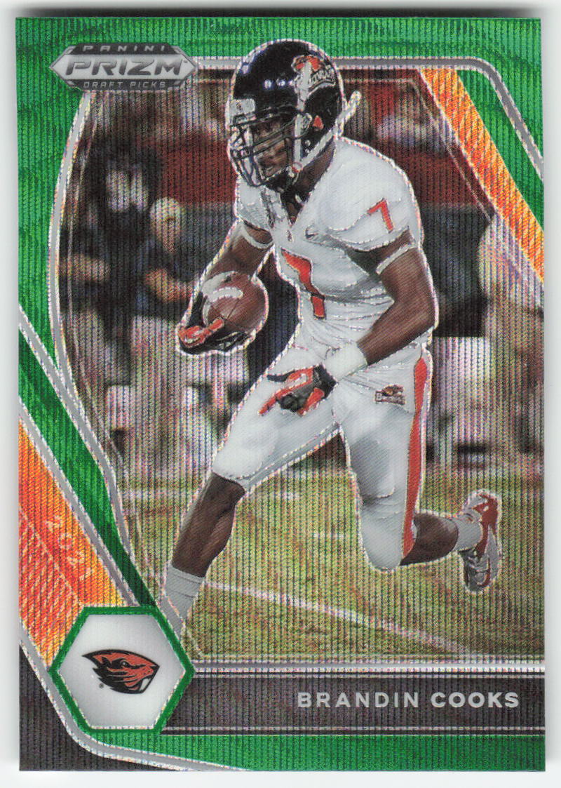 2021 Panini Prizm Draft Picks Collegiate #51 Brandin Cooks Green OSU FB1-760