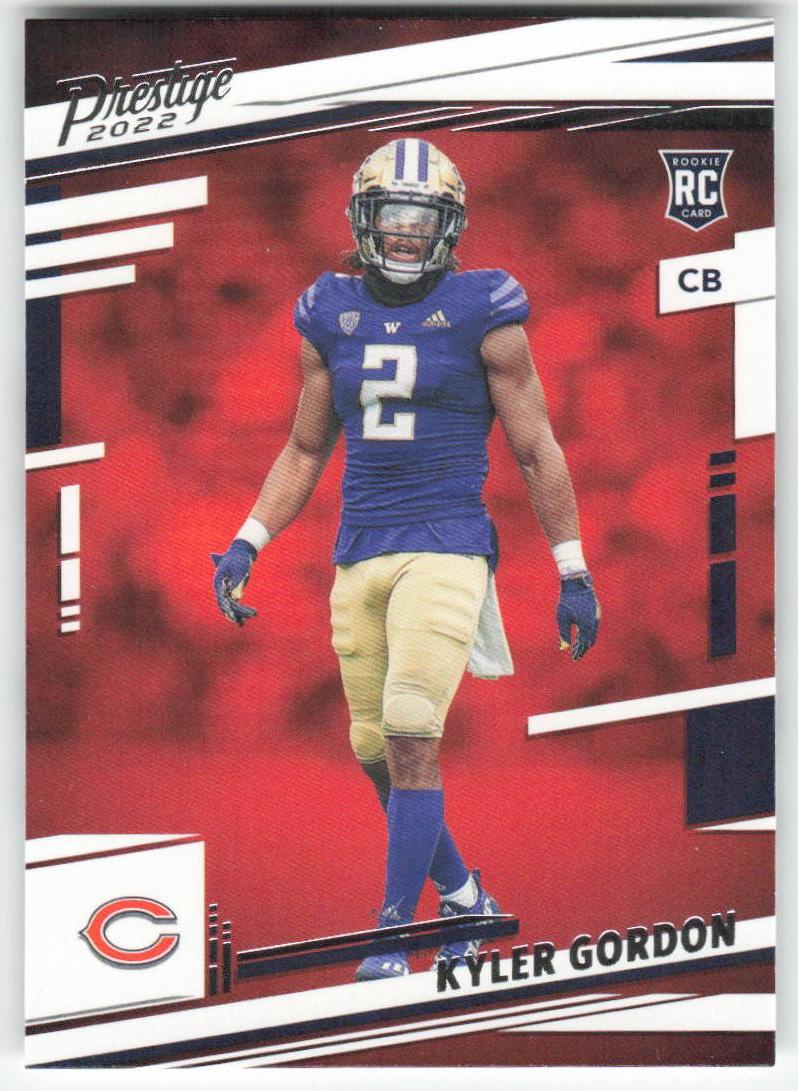 2022 Panini Prestige #335 Kyler Gordon Chicago Bears Rookie FB1-767