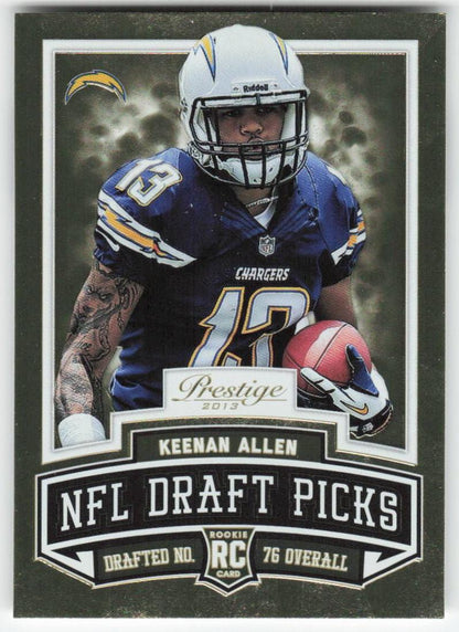 2013 Panini Prestige #7 Keenan Allen NFL Draft Picks Gold Chargers FB1-773